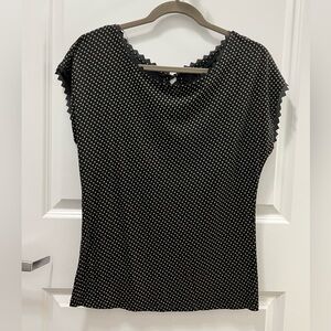 Ann Taylor Polka Dot Top